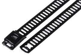 Black Polyester Coated 316 Stainless Steel Ladder Cable Ties