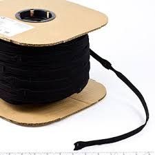 5 x 3/4 Velcro® Brand One Wrap® Straps Black 1440/Spool