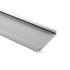 HellermannTyton 181-92004 Wiring Duct Cover for 2" Duct, 6 ft Long, PVC, Gray, 30ft/box