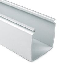 HellermannTyton 181-00142 Solid Wall Wiring Duct, .75" X .75", Adhesive, PVC, White, 120ft/Carton