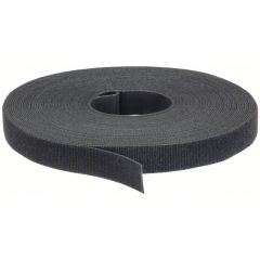 VELCRO BRAND Hook-and-Loop Cable Tie Roll: 75 ft Lg, 2 in Wd, 29 lb Tensile Strength, Black