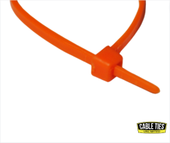 6" 40lb Orange Cable Ties 100/bag Part # C6-40-Orange