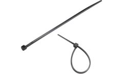 4" 18lb BlackUV Cable Tie 100/bag