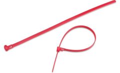 12" 50lb Red Releasable Cable Tie 25/bag