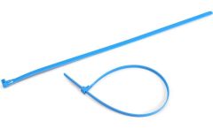 14" 50lb Blue Releasable Cable Tie 25/bag