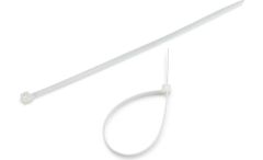 8" 50lb Natural Cable Tie 100/bag