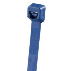 Panduit 14" 60lb Dark Blue Pan-Ty® Metal Detectable Polypropylene Cable Ties 50/bag Part #PLT4H-L186