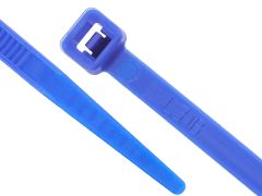 4" 18lb Blue Cable Tie 100/bag