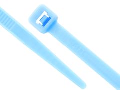 4" 18lb Fluorescent Blue Cable Tie 100/bag