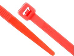 4" 18lb Red Cable Tie 100/bag