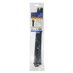 14" 50lb BlackUV Cable Tie 15/bag