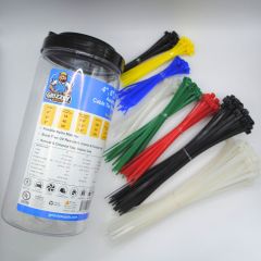 4", 6", 8" Assorted Cable Tie Tube 250/tube