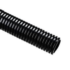 HellermannTyton 166-90288 HelaGuard Non-Metallic Conduit, Std. Weight, 0.31" Dia., Fine Pitch, Nylon PA6, Black, 164ft/reel