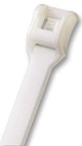 11" 50lb Natural Low Profile/In-Line Cable Ties 100/bag Part #LP11-50-9C