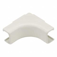 HellermannTyton TSR1FW-33 Internal Corner Cover, 3/4", 1" Bend Radius, PVC, Office White, 1/bag