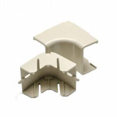 HellermannTyton TSRP3I-33-1 Internal Corner Cover, 1-3/4", 1" Bend Radius, PVC, Ivory, 1/bag