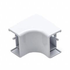 HellermannTyton TSRP3W-33-1 Internal Corner Cover, 1-3/4", 1" Bend Radius, PVC, White, 10/bag