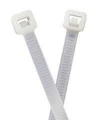 6" 50lb Natural Cable Ties 100/bag Part # S6-50-9C