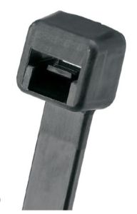 Panduit 20.9" Black 100/bag  Locking Cable Tie, Weather Resistant