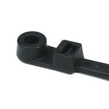 SM14-120-0C 14" 120lb UV Black Screw Mount Cable Tie