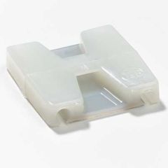 Thomas & Betts TC342A Cable Tie 2-Way Mounting Base 1x1" Natural Nylon 6.6 Adhesive Mounting- For Use with Cable Ties Up to 50 lbs.