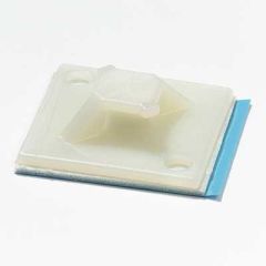 Thomas & Betts TC347 Cable Tie 2 or 4-Way Mounting Base 1x1" Natural Nylon 6.6 Epoxy Glue (TC2PA)/Screws Mounting- #8 Screw For Use with Cable Ties Up to 120 lbs.