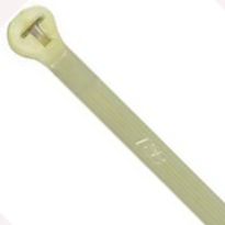 Thomas & Betts TYH23M  Cable Tie 18lb 4" Green Heat-Stabilized with Stainless Steel Locking Device