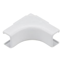 HellermannTyton TSR1W-33 Internal Corner Cover, 3/4", 1" Bend Radius, PVC, White, 1/bag