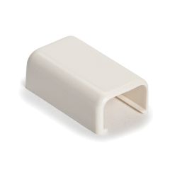 HellermannTyton TSRP1FW-36 End Cap, 3/4", PVC, Office White, 1/bag